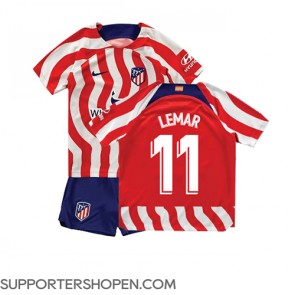 Atletico Madrid Thomas Lemar #11 Hemmatröja Barn 2022-23 Kortärmad (+ korta byxor)